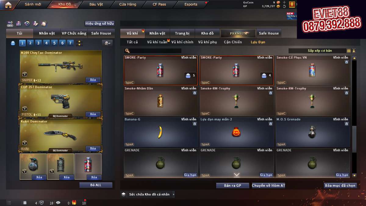 shop acc cf uy tin gia re